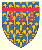 Artois - Azure semy de lis or a label gules on each point three castles triple towered or